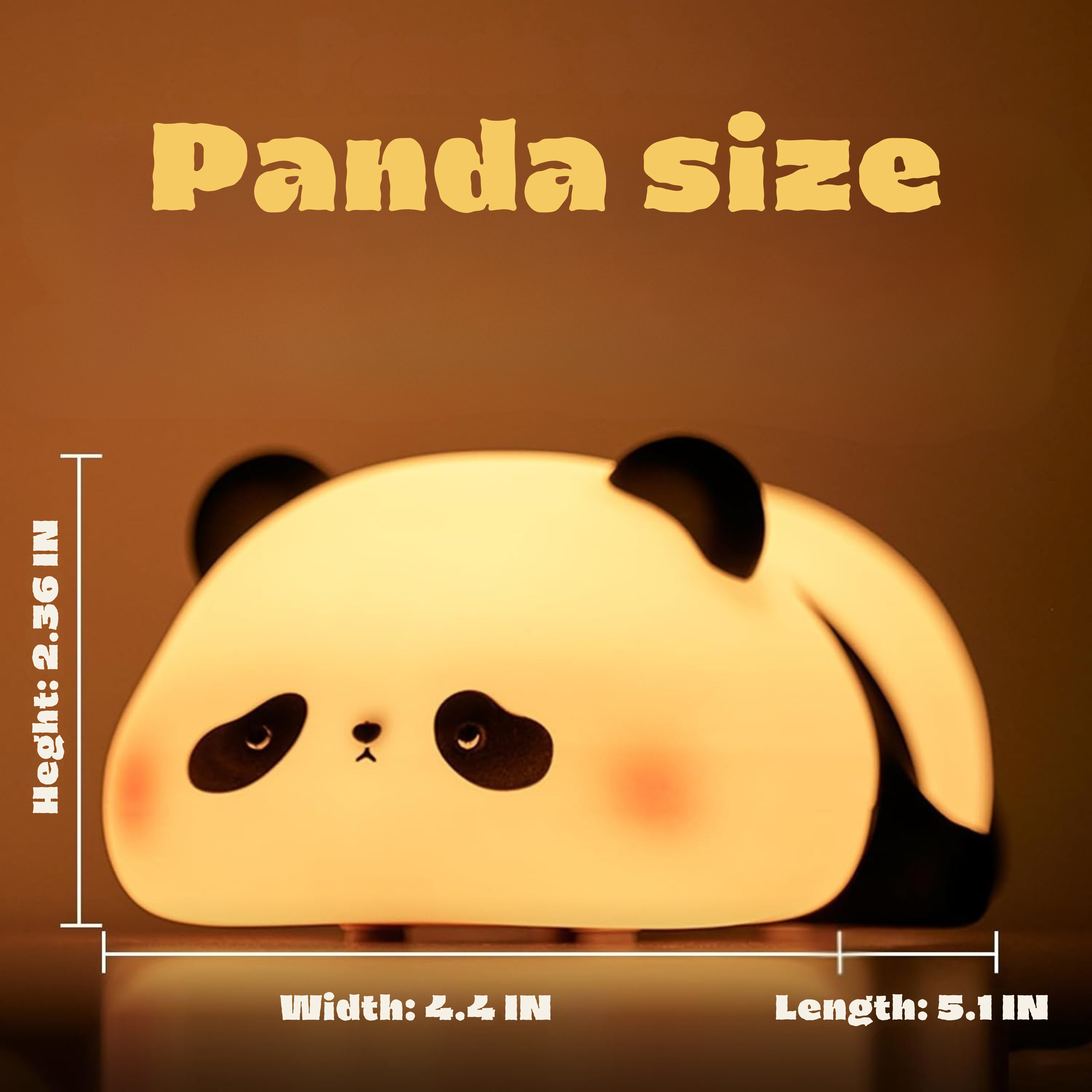 Silicone-Led Cute Panda