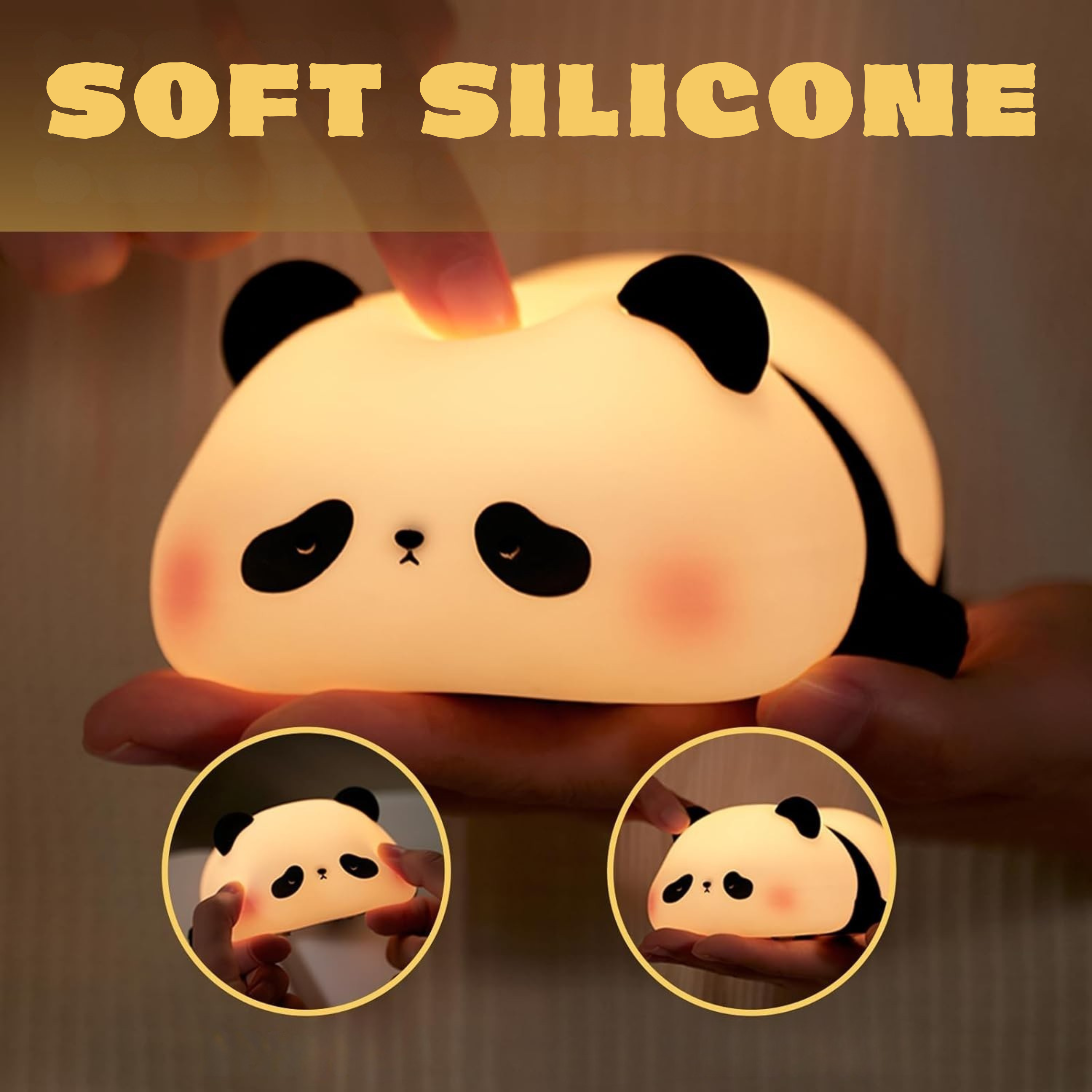 Silicone-Led Cute Panda